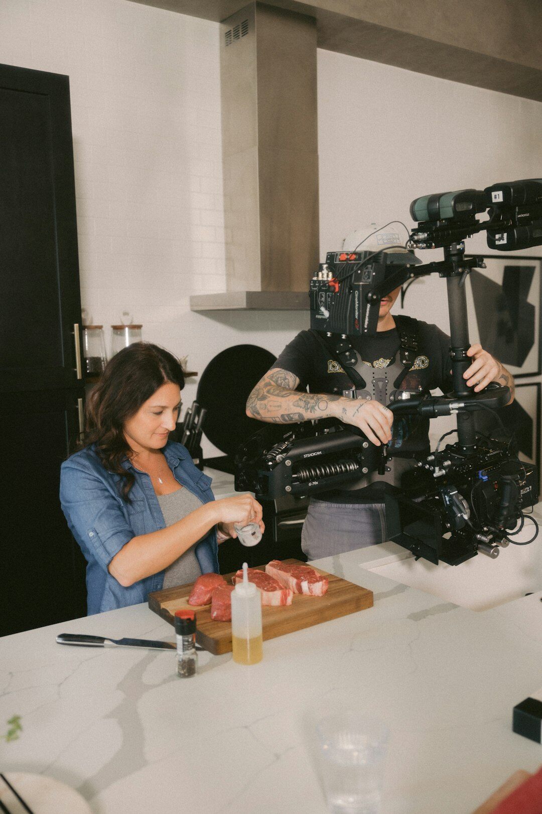 television commercial shoot